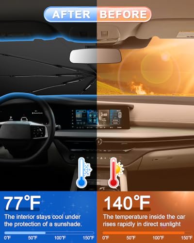 for 2026 Nissan Murano Car Windshield Sun Shade Umbrella (2015-2026 Murano)