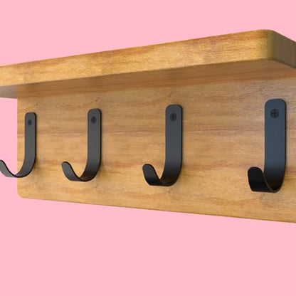 Hooks for Hanging Stainless Steel Heavy Duty Coat Hook Wall Hooks Robe Hanger Hooks Hanging Hat Key Holder for Towel and Bags Indoor Outdoor (2.5x1.3 / U-type)