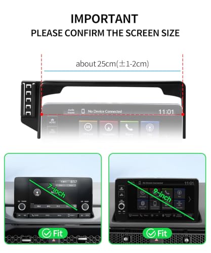 Car Phone Holder for Honda CR (Compatible with MagSafe / for 23-26 CR-V & 23-26 HR-V (7/9 inch screen only))