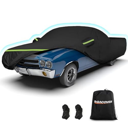 Waterproof Car Covers for Chevrolet El Camino 1964 (Black / for Chevrolet El Camino 1964-1967/1978-1987)