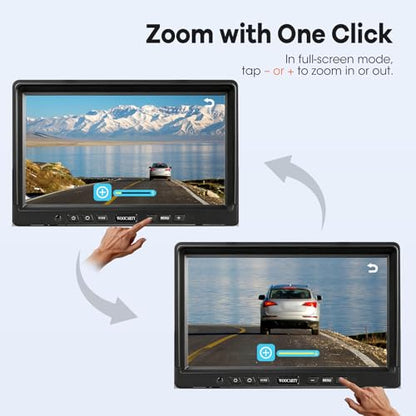 10.1" 2 Magnetic Solar Wireless Backup Camera (10 Inch)