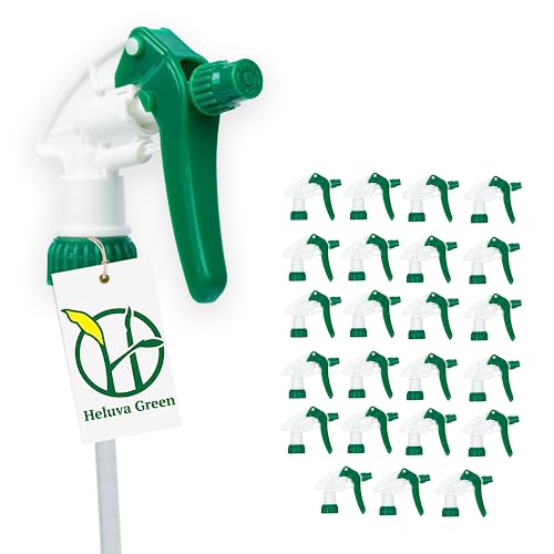 Spray Bottle Nozzle Replacement Tops (24 Pack / Green)