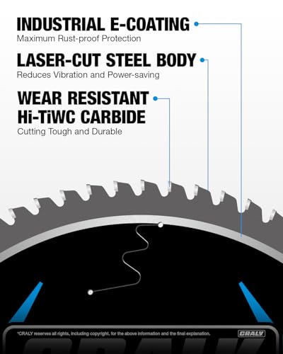 14 Inch 72 Teeth Steel and Ferrous Metal Cutting Circular Saw Blade (14" 72T)