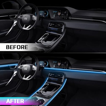 RGB Acrylic Ambient Lighting Car Lights (RGB color 6 lights)