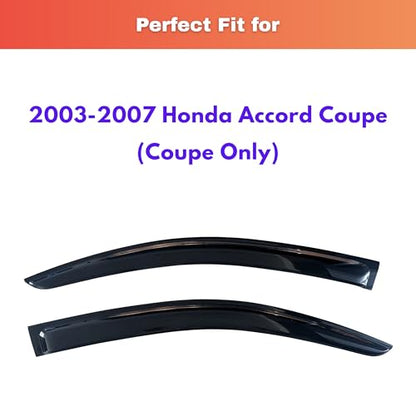 Rain Guards Fit for 2003 (2003-2007 Accord Coupe)