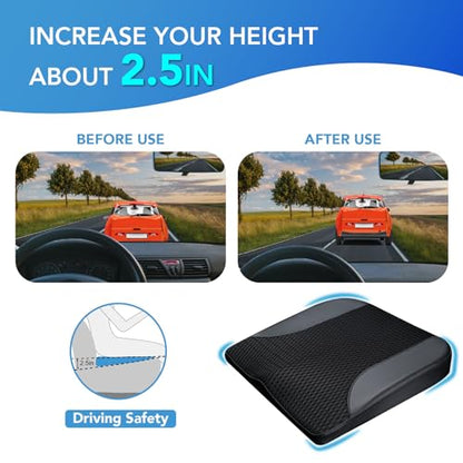 Car Seat Cushion (Black)