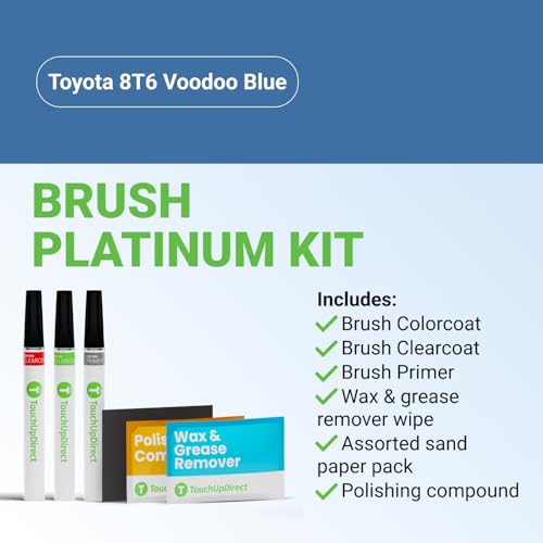Car Paint Touch Up Brush Kit (Brush - Platinum Kit / Voodoo Blue)