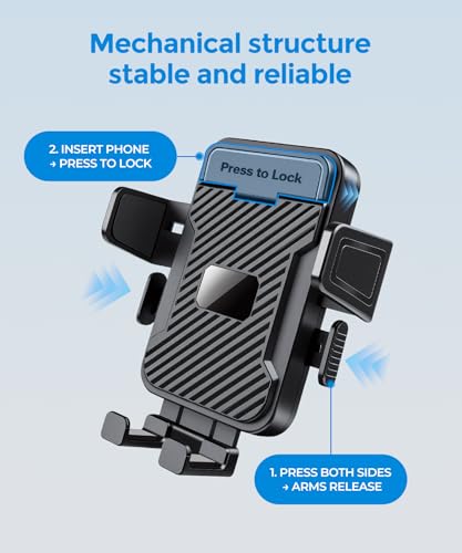 Cup Holder Car Phone Mount (Single Clamp)
