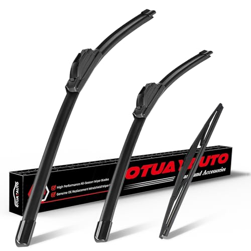 Premium Windshield Wiper Blades (26"+20"+14"（Hook）)