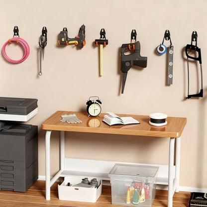 Garage Storage Utility Hooks (6 Pack-Black)