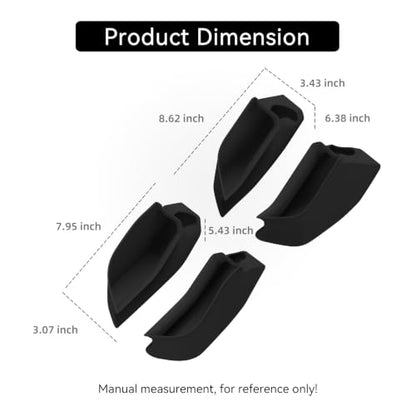 4PCS Full Wrap Door Handle Storage Box Compatible with Toyota RAV4 2026 (26RAV4 Full Door Handle)