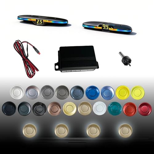 Parking Sensor kit New Feature Rear with Selectable Distance in Feet (Champagne Gold)