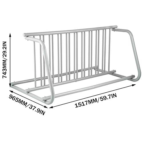 10 Holders Floor Bike Rack (59")