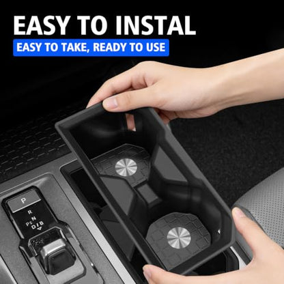 Center Console Cup Holder Inserts for 2026 Toyota RAV4 Accessories (for 2026 Toyota RAV4)
