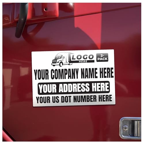 Custom Car Magnet 12x18 Inch 2 Pack (12" x 18" US DOT)