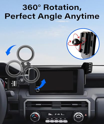 Car Phone Holder for Toyota Tacoma 2024 (for Tacoma 2024-2026/4Runner 2025-2026 (8" Screen))