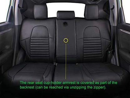 Car Accord & Hybrid Seat Covers 2023 (Black / 2023-2026 Accord & Hybrid;Rear 40/60 Split)