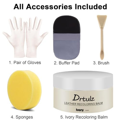 Leather Recoloring Balm (Ivory)