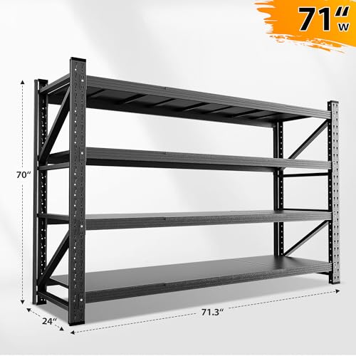 5000LBS Storage Shelves (24"D x 71"W x 70"H)