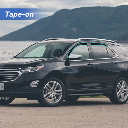 Window Visors Rain Guards for 2010 (2010-2017 Chevy Equinox)