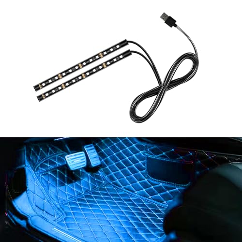 Car LED Strip Light (Ice Blue / USB)