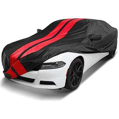 Custom Fit [2006 (Black / Red (Stripe) / 35. Dodge Charger 2006-2023)
