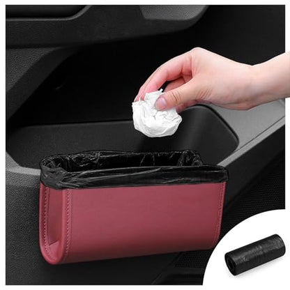 Car Trash Can (Wine Red)