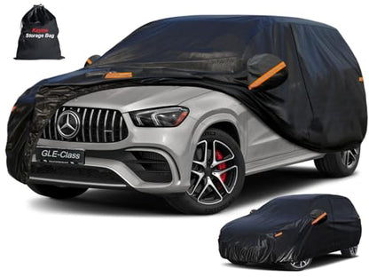 7 Layers Waterproof SUV Car Cover for Mercedes Benz GLE 2015 (PE-Black / Custom Fit Mercedes Benz GLE)