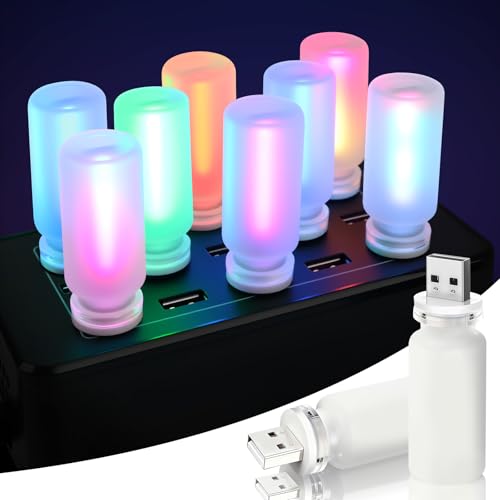 2 PCS USB Interior Car Lights (Multicolor)