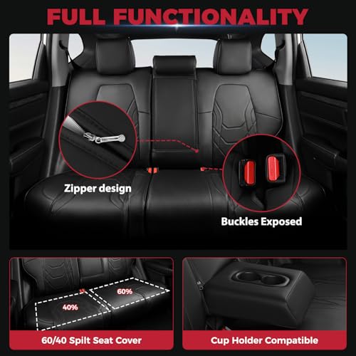 Seat Covers for 2017 (Black / CR-V 2017-2022 Full Set)