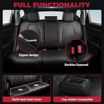 Seat Covers for 2017 (Black / CR-V 2017-2022 Full Set)