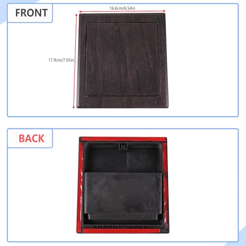 Car Armrest Hidden Storage Box for 2022 (Oak Grain Pattern)