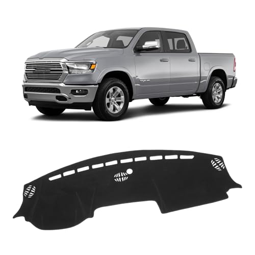 Black Dash Cover for Dodge RAM 1500 2500 3500 2019 (Ram 19-26(Black))