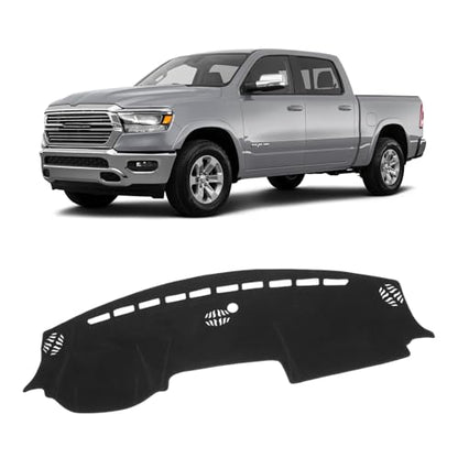 Black Dash Cover for Dodge RAM 1500 2500 3500 2019 (Ram 19-26(Black))