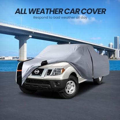 Multi Layer Nissan Frontier Truck Cover (W.Fit Frontier(2021-2026) King Cab SB / White Truck Cover)