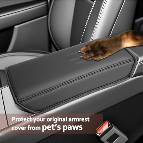 for 2025 2026 Tesla Model Y Armrest Cover for 2025 2026 Tesla Model Y Center Console Cover Tesla Model Y 2025 2026 Accessories Console Cushion 2025 2026 Model Y Seat Box Cover [Durable (for 2025 2026 Model Y Type2)