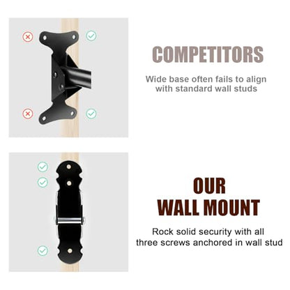 Bike Wall Mount Hanger (Black 1Pack)