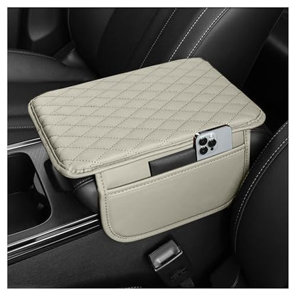 Upgraded Car Center Console Cover (Light Beige)