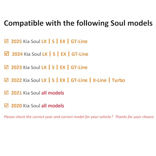 Floor Mats for Kia Soul 2020