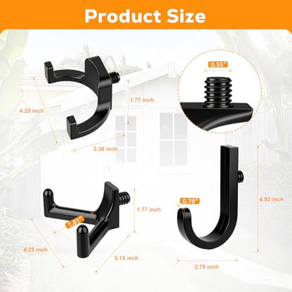 9 Pack Storage Shed Hooks Compatible with Suncast