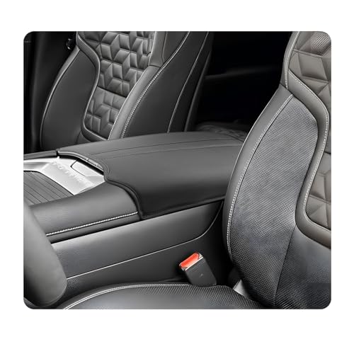 Center Console Cover Compatible with 2025 2026 Nissan Armada Accessories 2025 2026 Armada SV (2025 2026 Armada Thin Black)