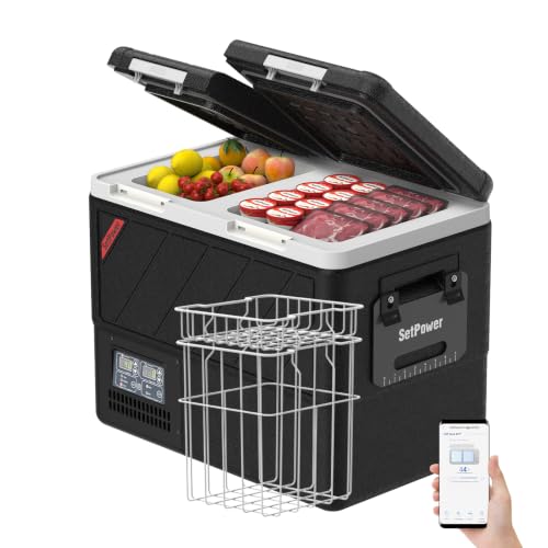 12v Refrigerator with APP Control (Black / 48QT)