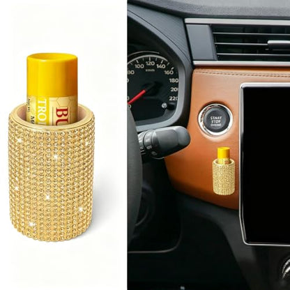 Upright Car Chapstick Holder (Yellow)