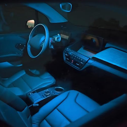 Ambient Lighting Car 2PCS Under Glow Kit with Cigarette Lighter (Ice Blue)