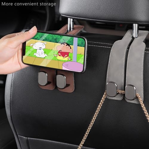 Car Headrest Hooks (Black)