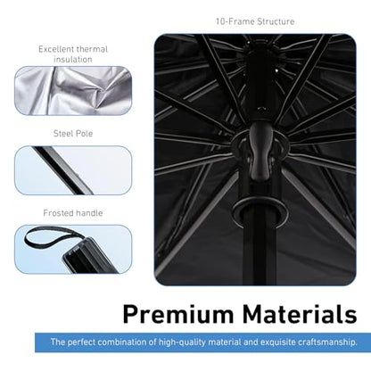 1 PC Car Sunshade Umbrella (1 PC / Silver #B)