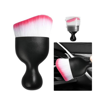 Car Detailing Brush (White/Red / 1 PC)