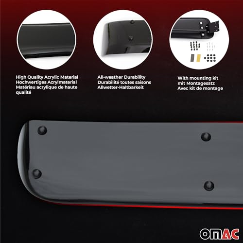 Front Windshield Sun Visor Protector for Mercedes Metris 2016 (Metris 2016-2024 / Sun Deflector)