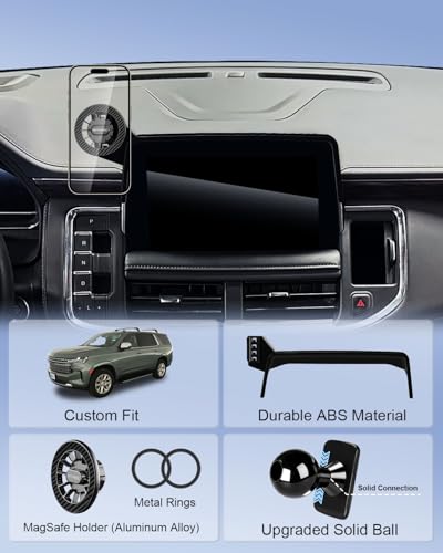 Magnetic Phone Mount for Chevy Tahoe (Magnetic / Tahoe 2021-2024 (10.2 inch screen))