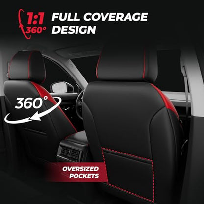 Seat Covers for 2023 (Black & Red / CR-V 2023-2026 Full Set)